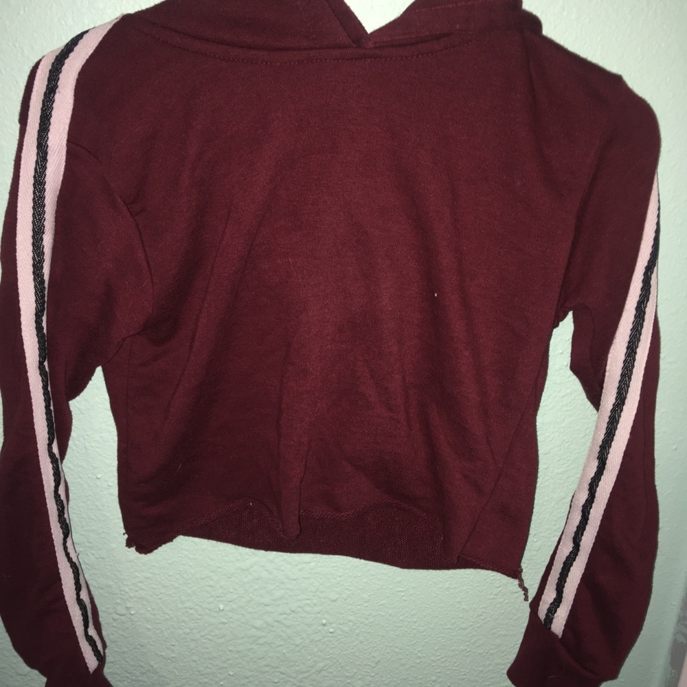 Pretty little thing cropped hoodie